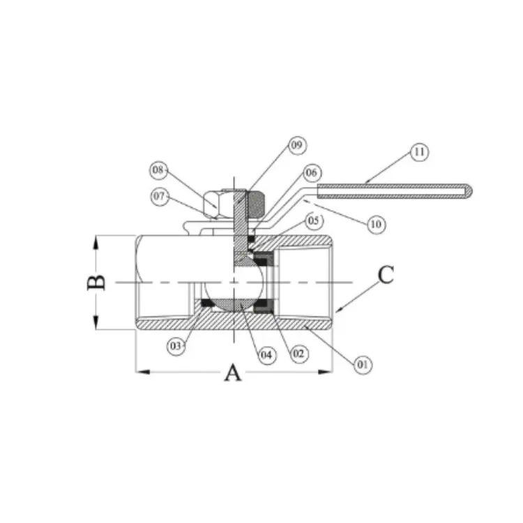 Global Mini Ball Valve by Global Valves & Fittings : Colours available: Chrome 1 1