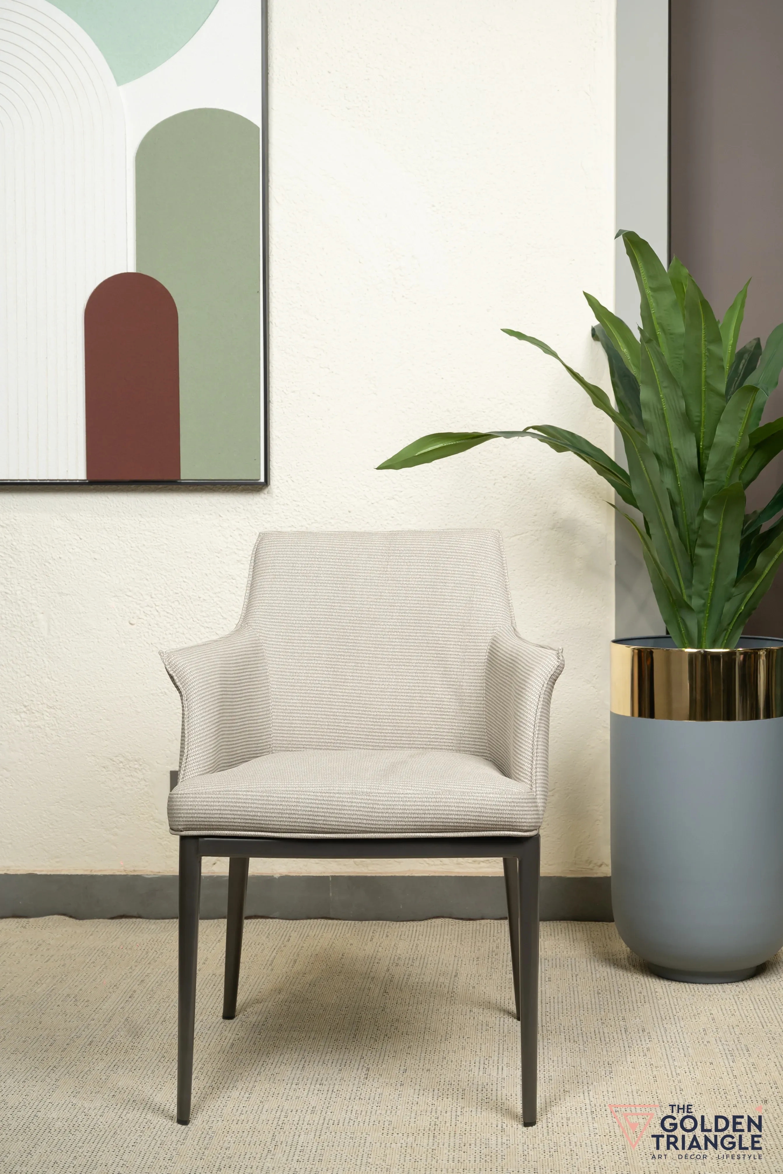 The Golden Triangle Orion Dining Chair 1