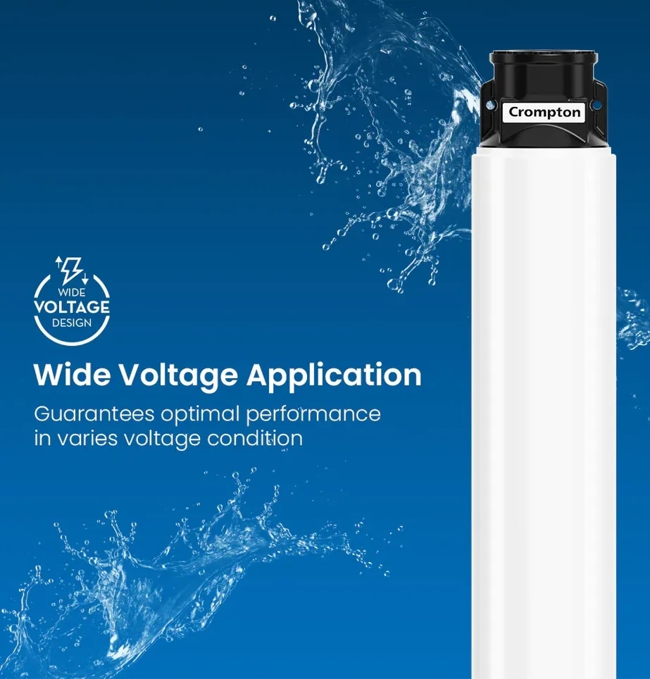 Crompton 4VO 1/7-BUE - U4S - 4 inch Oil filled Borewell Submersibles Pump 1 HP by Crompton 3 3