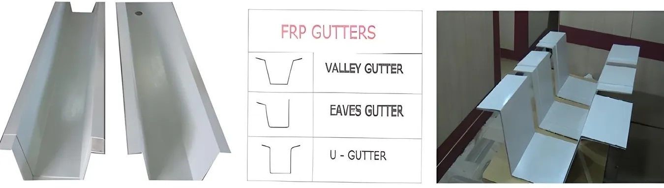 FRP Rain Water Gutter For Roofing by Roofclad 1 1