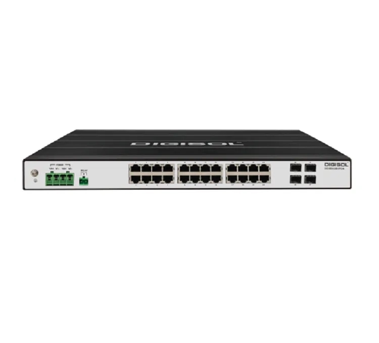 24-Port Gigabit + 4G Sfp L2 Managed Industrial PoE Switch – Dg-Is4528Hpda by Digisol