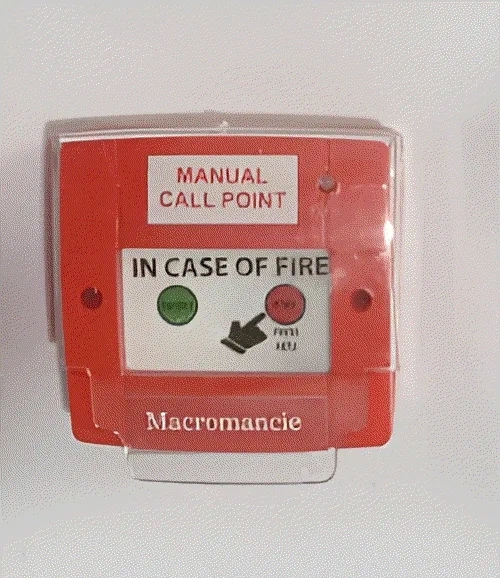 Macromancie Manual Call Point – MCP in ABS Housing for Conventional Fire Alarm System by Macromancie : Colours available: Red 2 2