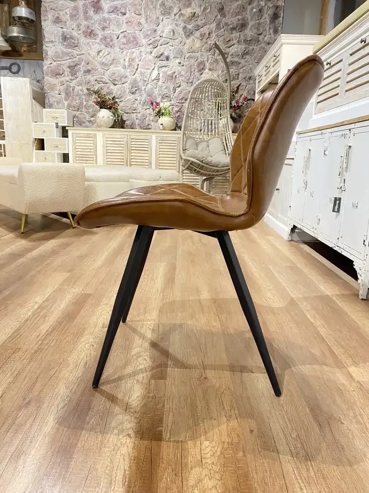 LivingShapes Garden Gate Vegan Dining & Study Chair by Living Shapes : Colours available: Brown 4 6