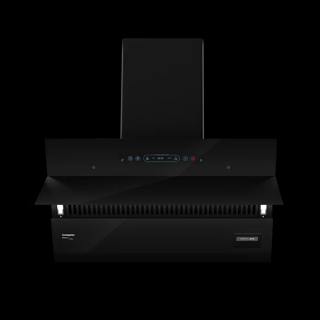 Crompton AQNova (Inclined) Chimney | Filterless 75 CM by Crompton : Colours available: Black