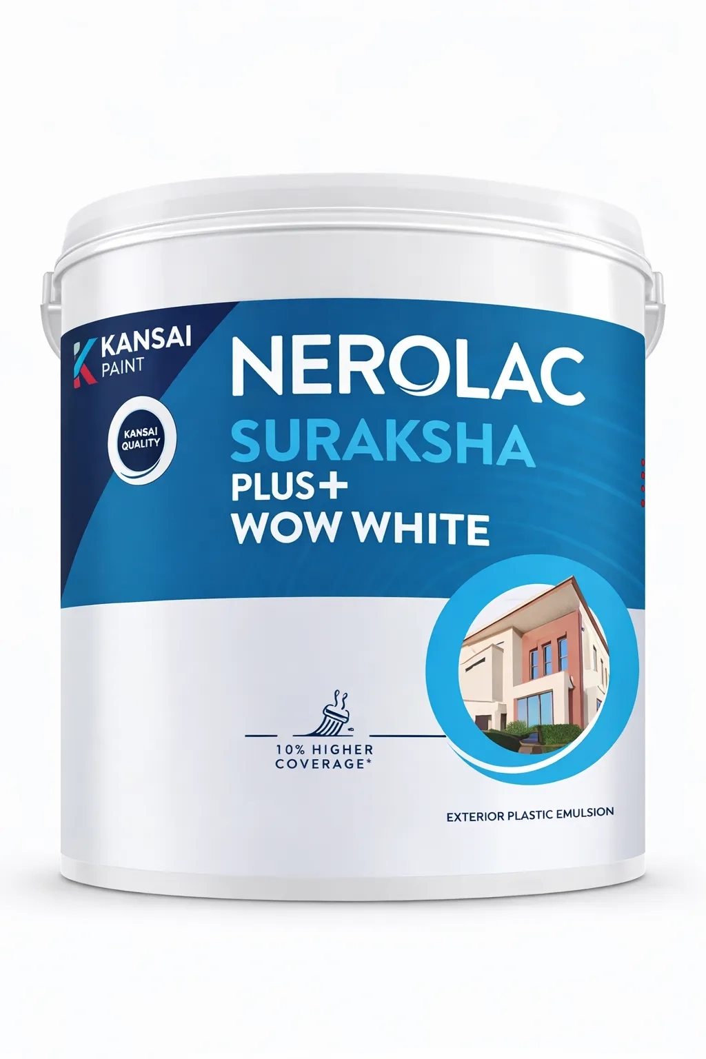 Nerolac Suraksha Plus WOW White Emulsion by Nerolac : Colours available: White