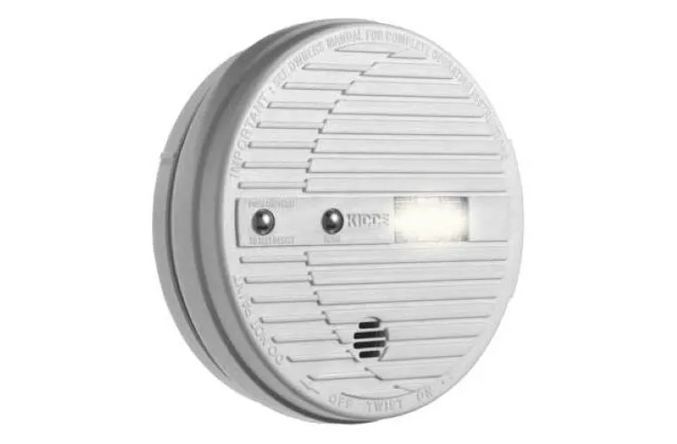 Ecofire Smoke Alarm with Hush Button and Safety Light by Eco Fire