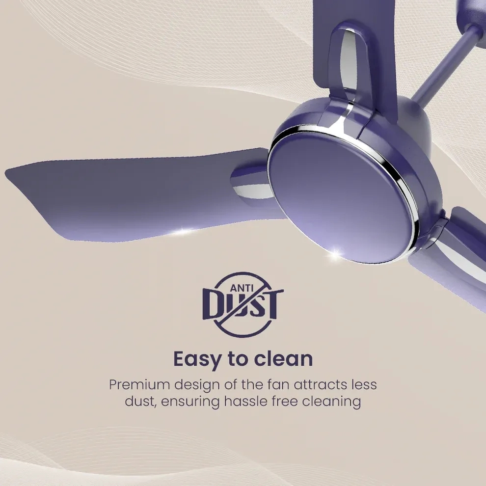 Crompton Premion Festo| Ceiling Fan - 55 Watts - Metallic Blue by Crompton : Colours available: MediumPurple 8 2