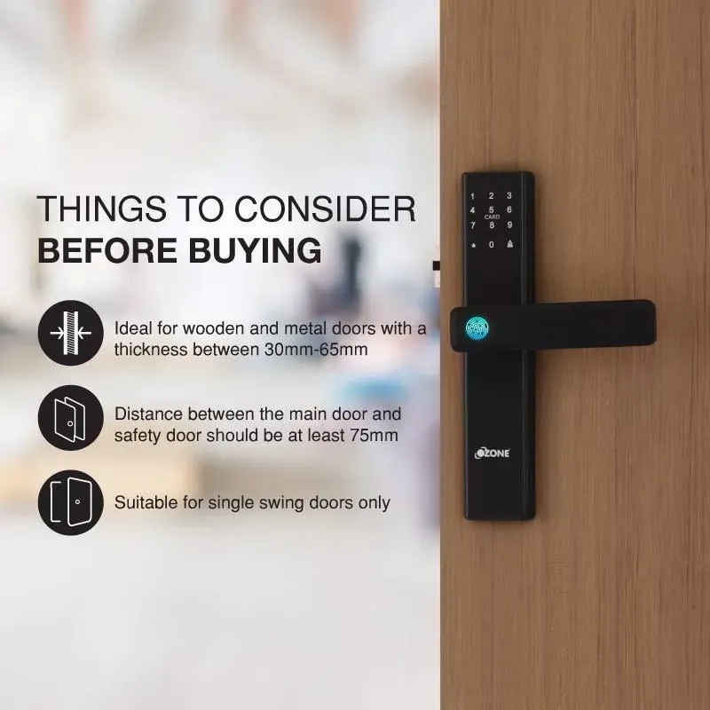 Ozone Smart Wi-Fi Internal Lock for Wooden & Metal Doors by Ozone 3 2