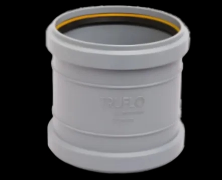 Truflo SWR Pipe Fitting Coupler - SF06000075 by Truflo by Hindware for Sanitary Waste Water : Colours available: Grey