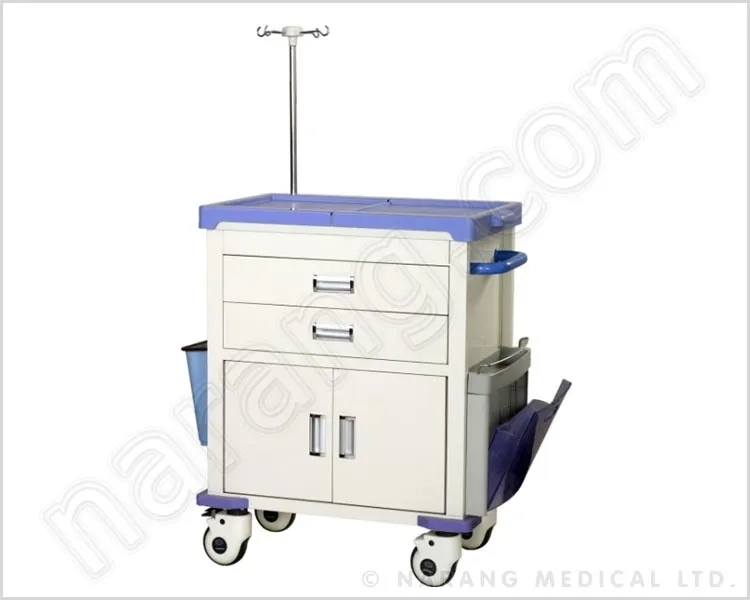 Narang Medical HF2256 : Treatment Trolley by Narang Medical Limited : Colours available: FloralWhite