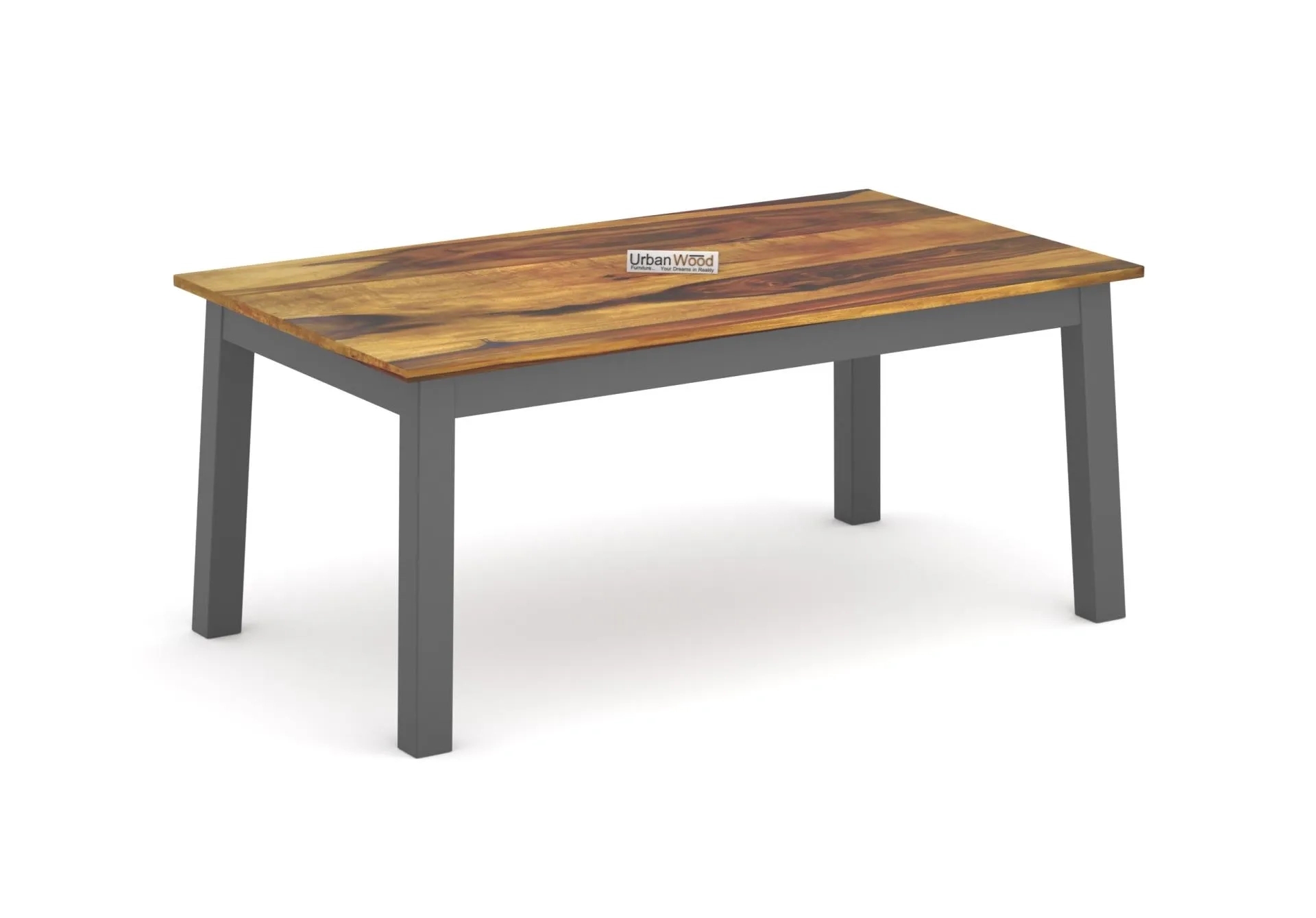 Urbanwood Alto 6-Seater Dining Table (Lite Honey Finish) 2