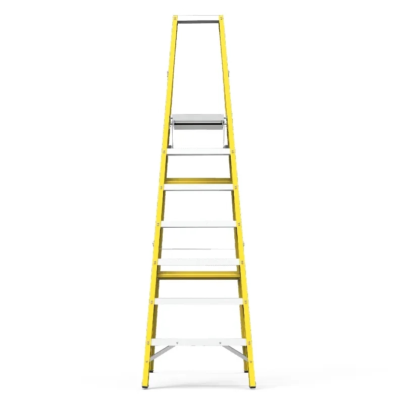 Youngman Y-Access FRP Fiberglass Swing Type - Platform Ladder 8352 by Y Equipment Services : Colours available: Yellow 3 3