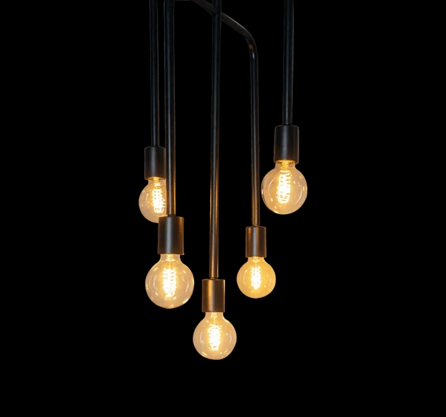 The Living Influence Blackbird 5 Light Chandelier 2
