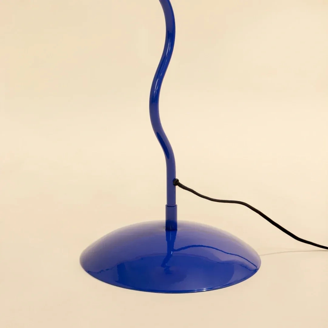 The Living Influence Wavy Floor Lamp - Cobalt Blue 4