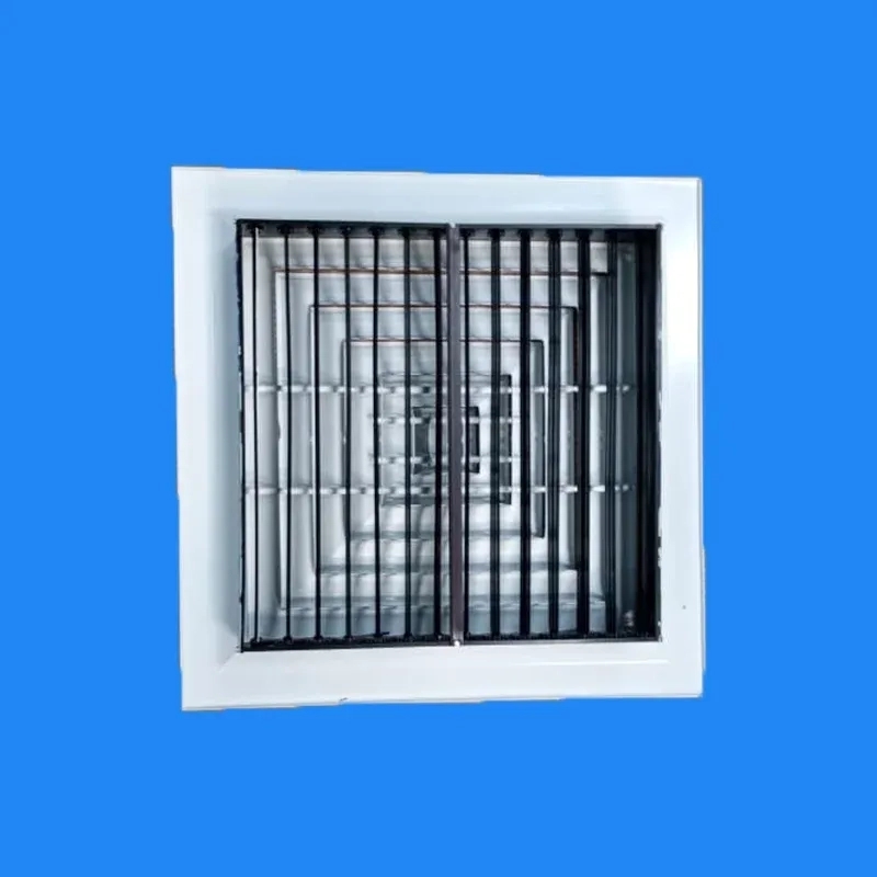 Aircons Air Equipments Aluminium Powder Coated Flat Diffuser by Aircons Air Equipments : Colours available: Black, White