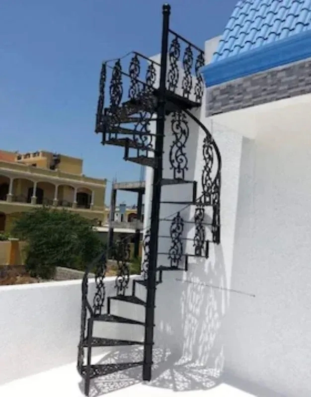 Rida Krafts Cast Iron Spiral Staircase by Rida Krafts for Staircase 2 2