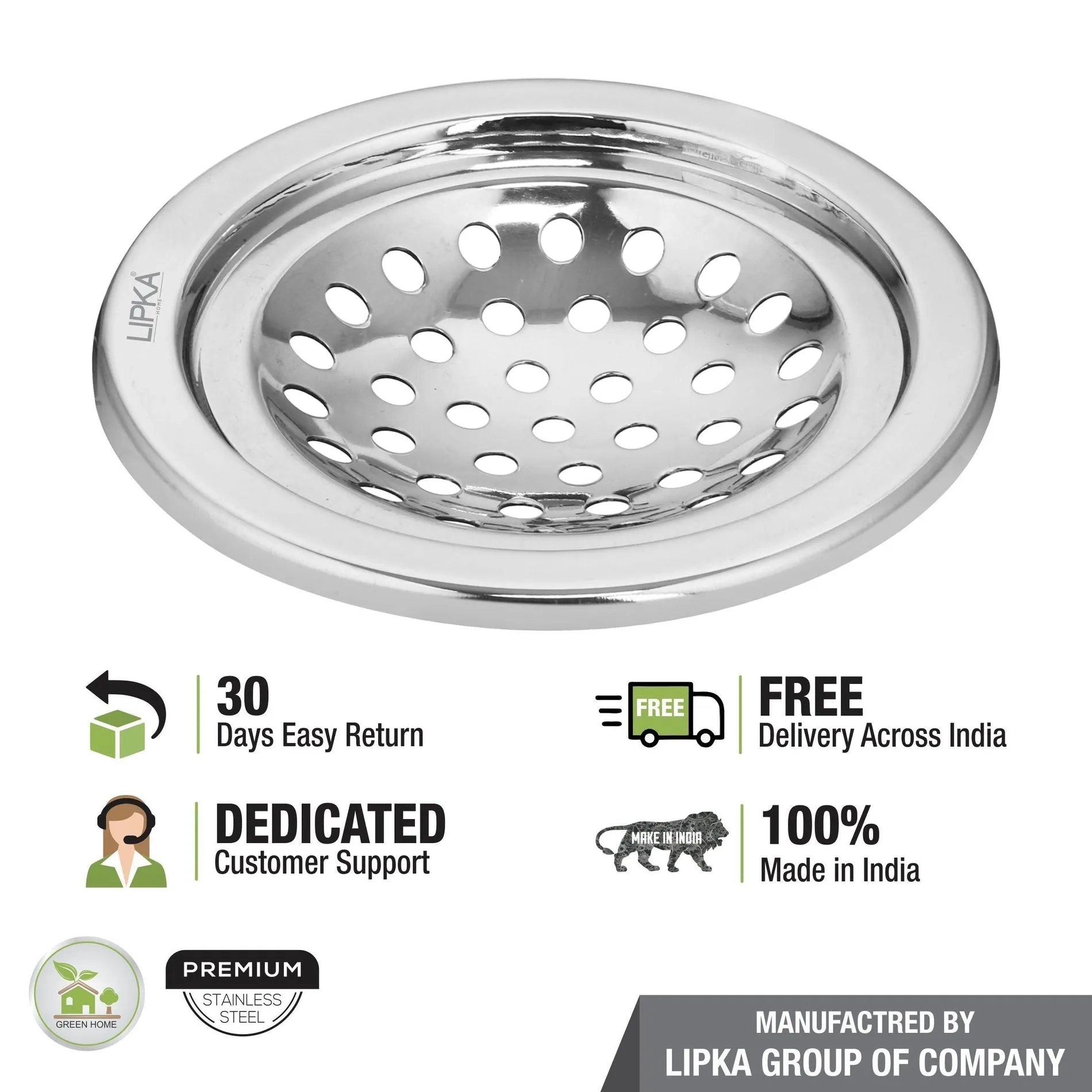 EON Round Floor Drain (5 Inches) 3