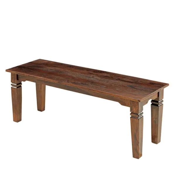 Natural Living Sonu Wooden Bench 118x40x45CMS 2
