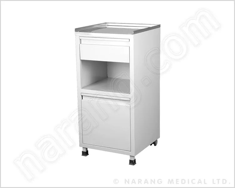 Narang Medical HF423 : Bedside Locker - Deluxe by Narang Medical Limited : Colours available: WhiteMatt