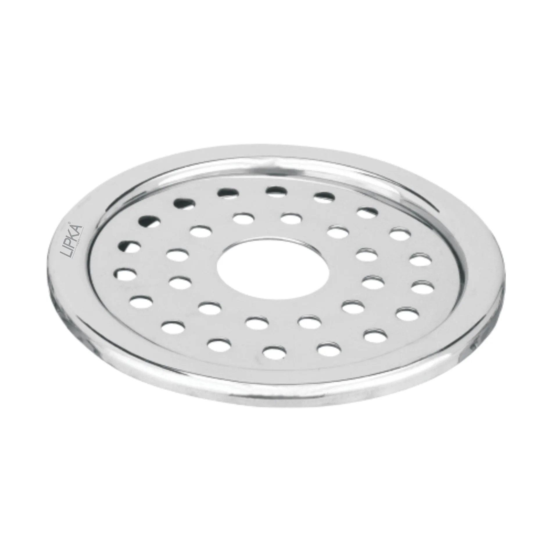 Lipka Eon Round Floor Drain with Plain Jali & Hole (5 inches)