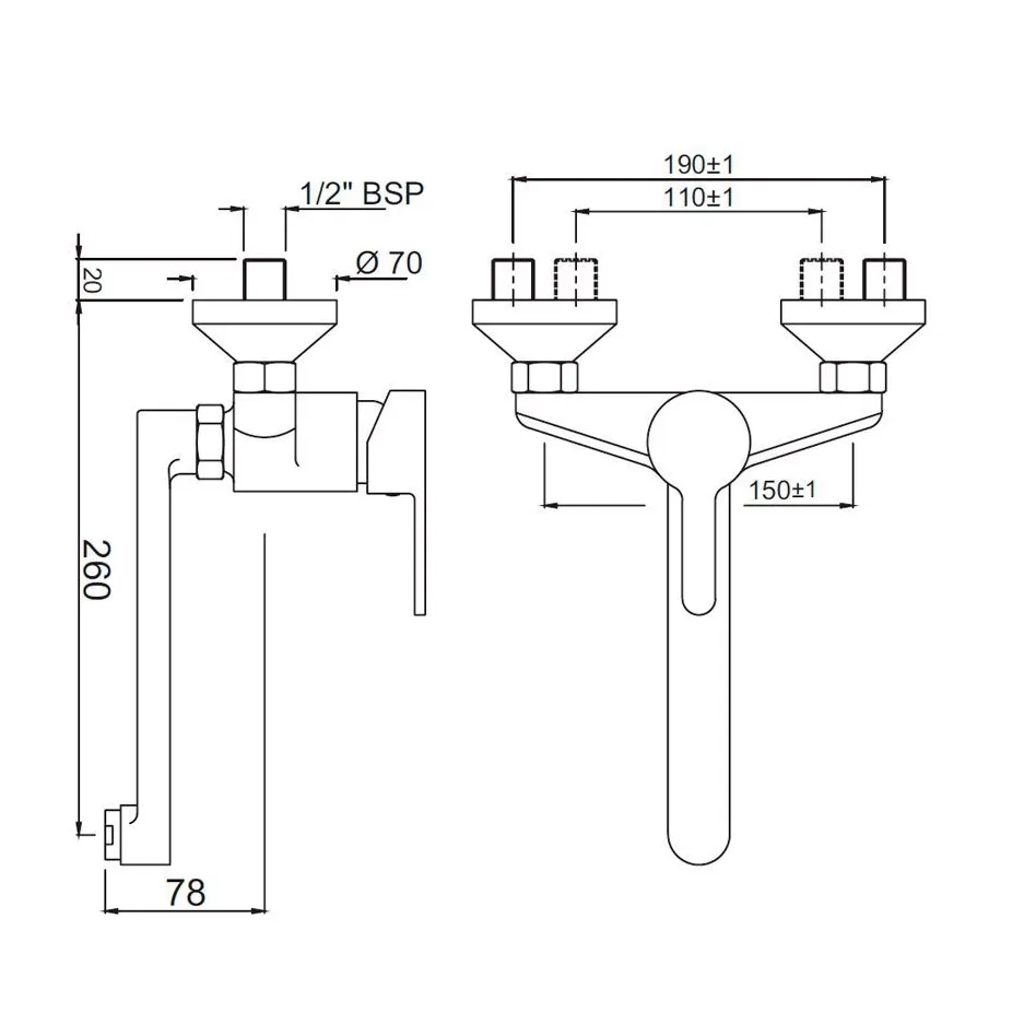 Jaquar Single Lever Sink Mixer Swinging Spout - FUS-CHR-29163 by Jaquar : Colours available: Chrome 1 1