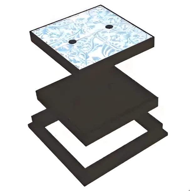 Fibera Square Recessed Manhole Cover by Fibera Composites