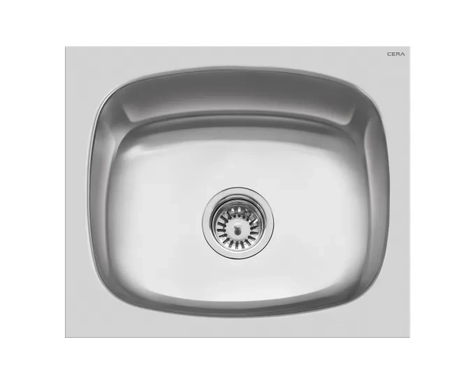Cera Kitchen Sink Dora Lite- B4621104M by Cera : Colours available: Silver