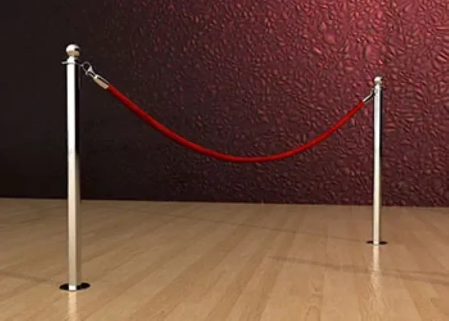 Q-Manager Rope Post - Floor Mount 1