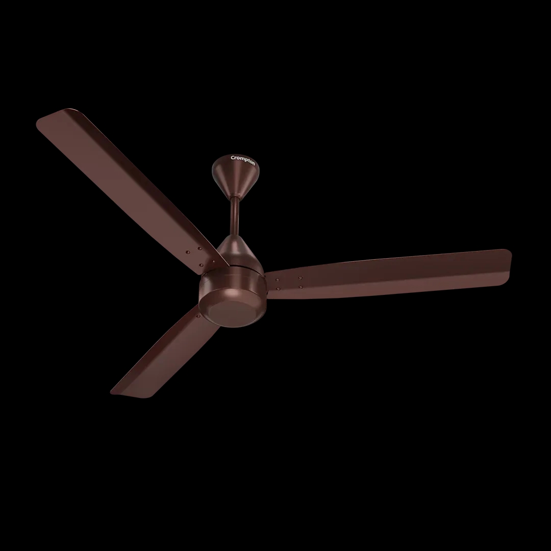 Crompton Energion Groove Regmote BLDC Ceiling Fan - Coffee Brown by Crompton : Colours available: Brown