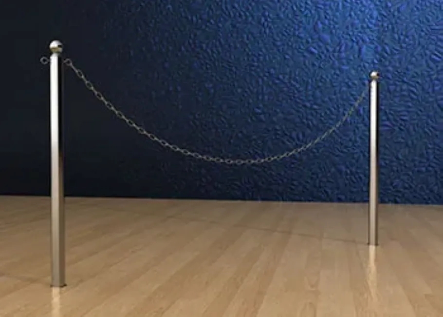 Q-Manager Chain Post - Floor Socket 3