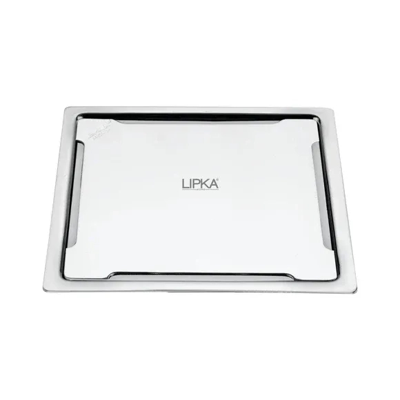 Lipka Beta Deluxe Square Flat Cut Floor Drain (6 x 6 Inches)