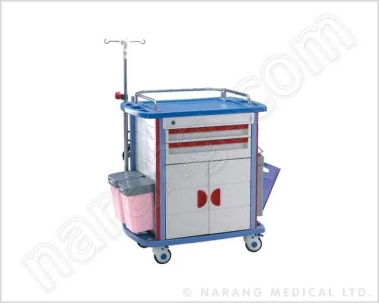 Narang Medical HF2234 : Treatment Trolley by Narang Medical Limited : Colours available: Multicolour