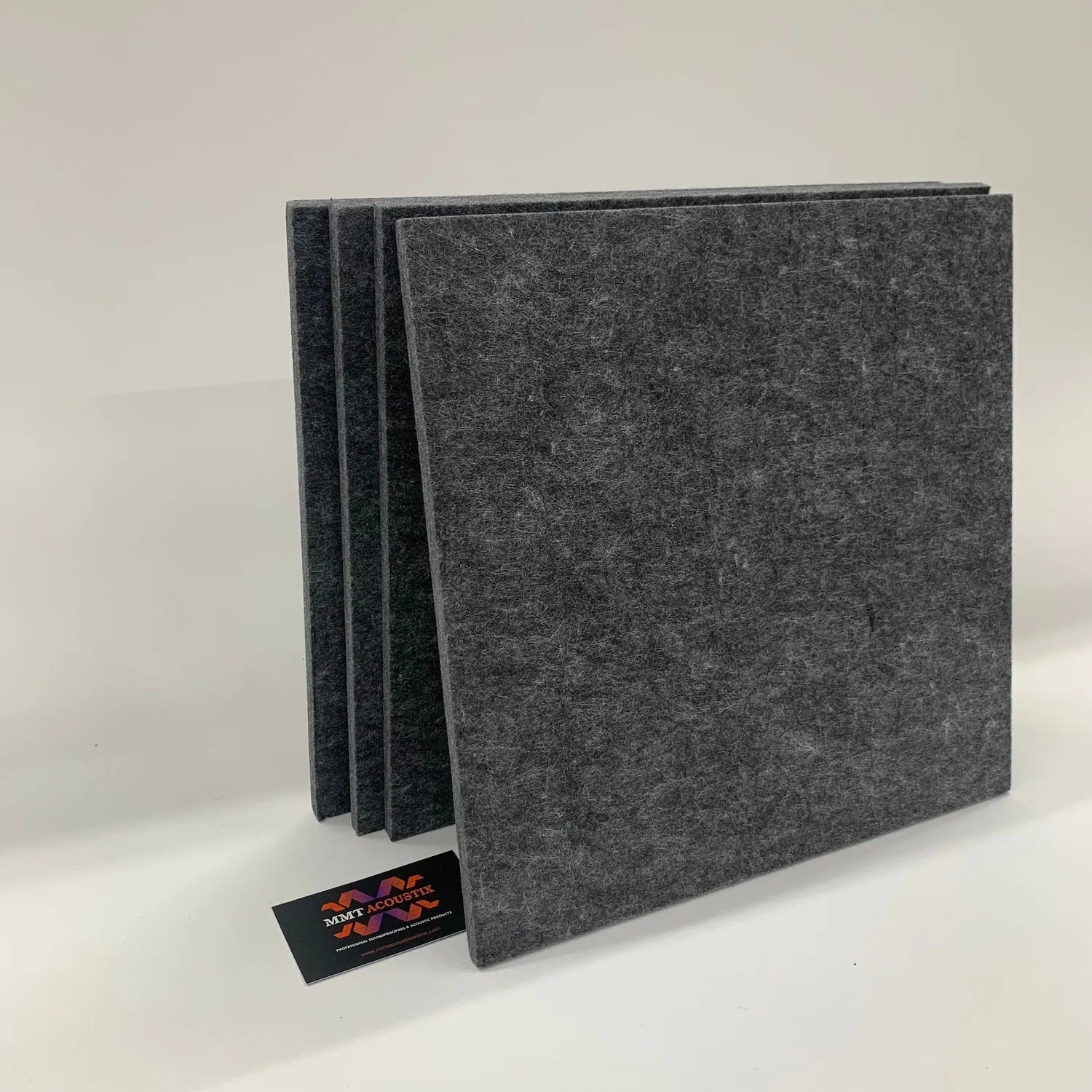 Echsorbix PET Acoustic Wall Panel - Dark Grey by MMT Acoustix for Walls : Colours available: DarkGray 1 1