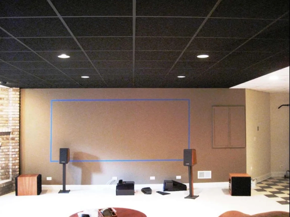 Acoustic Grid Ceiling Tiles - Nankarrow Black Out TM 2Ft x 2Ft Cinema by Nankarrow : Colours available: Black 3 3