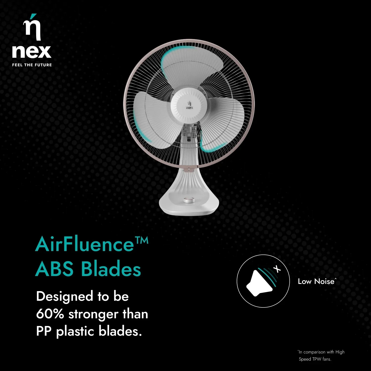 Bajaj NEX Glyde A5 Table - White by Bajaj : Colours available: White 11 4