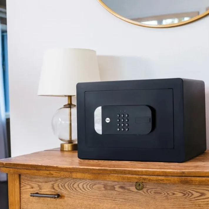 Yss-250-Eb1 Smart Digital Safe Locker-Home by Yale for Home : Colours available: Black