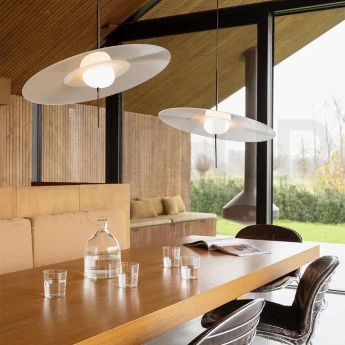 Ankur Solara LED Hanging Light Mid Century Modern Pendant Light by Ankur : Colours available: White 16 5