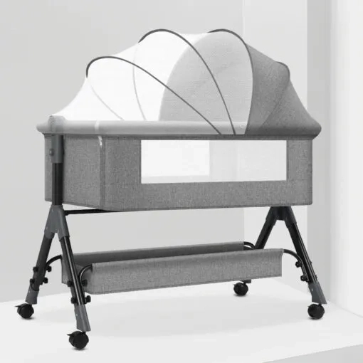 Star And Daisy 3 In 1 Cradle For Baby With Nursing Changing Tray by StarAndDaisy : Colours available: Grey