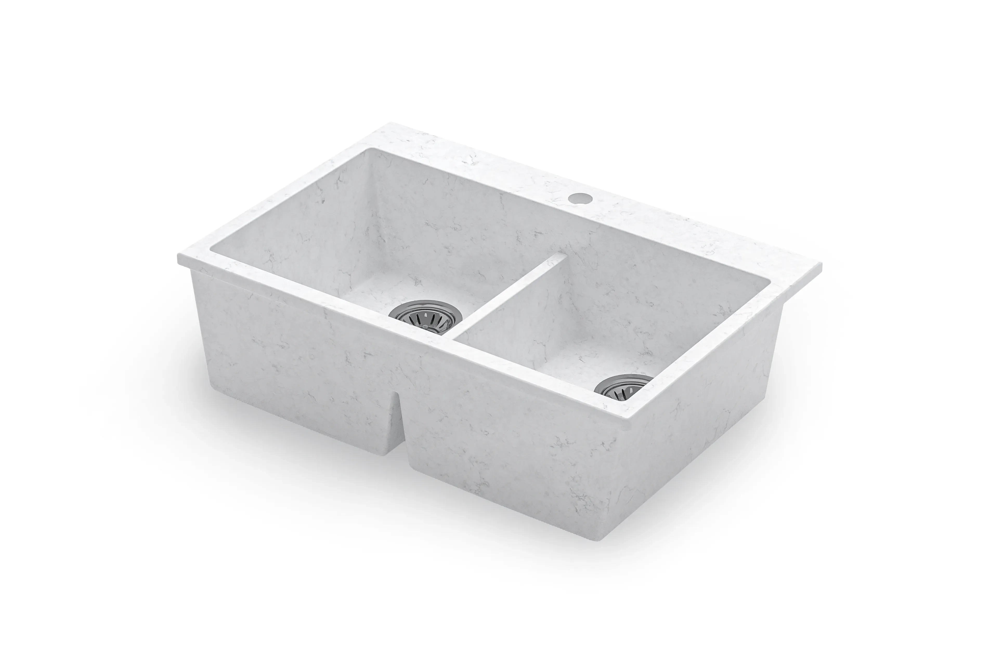 Quantra Bracciano QS2106 Kitchen sink by Quantra Quartz : Colours available: White 1 1
