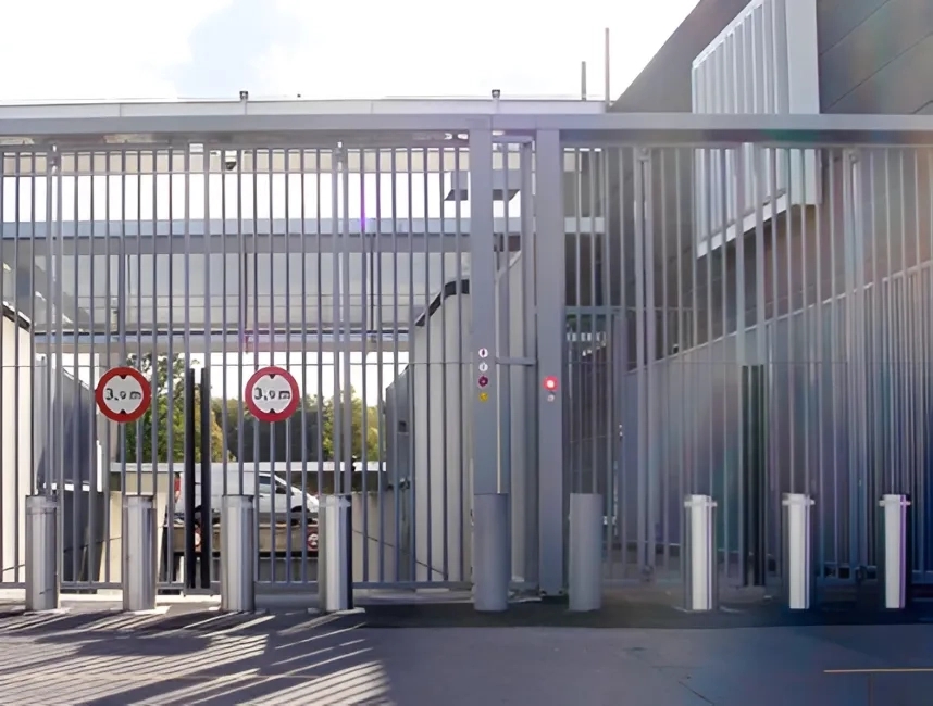 Secure K12 Crash Rated Automatic Bollards (M50) - Arjuna 1200 (SAB 1200) by Secure : Colours available: Grey 1 1