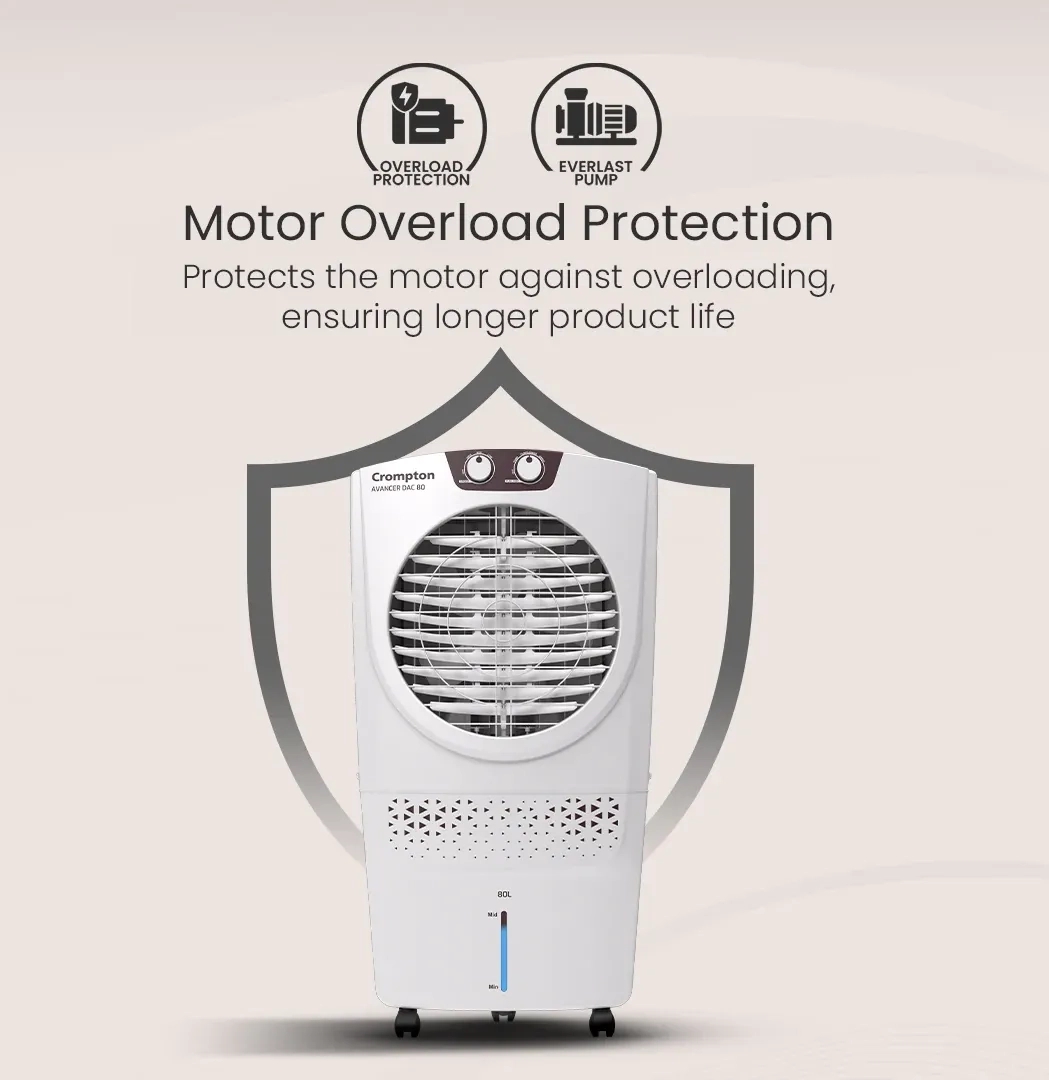 Crompton Avancer Dac Air Cooler - 95-L by Crompton : Colours available: White 14 3