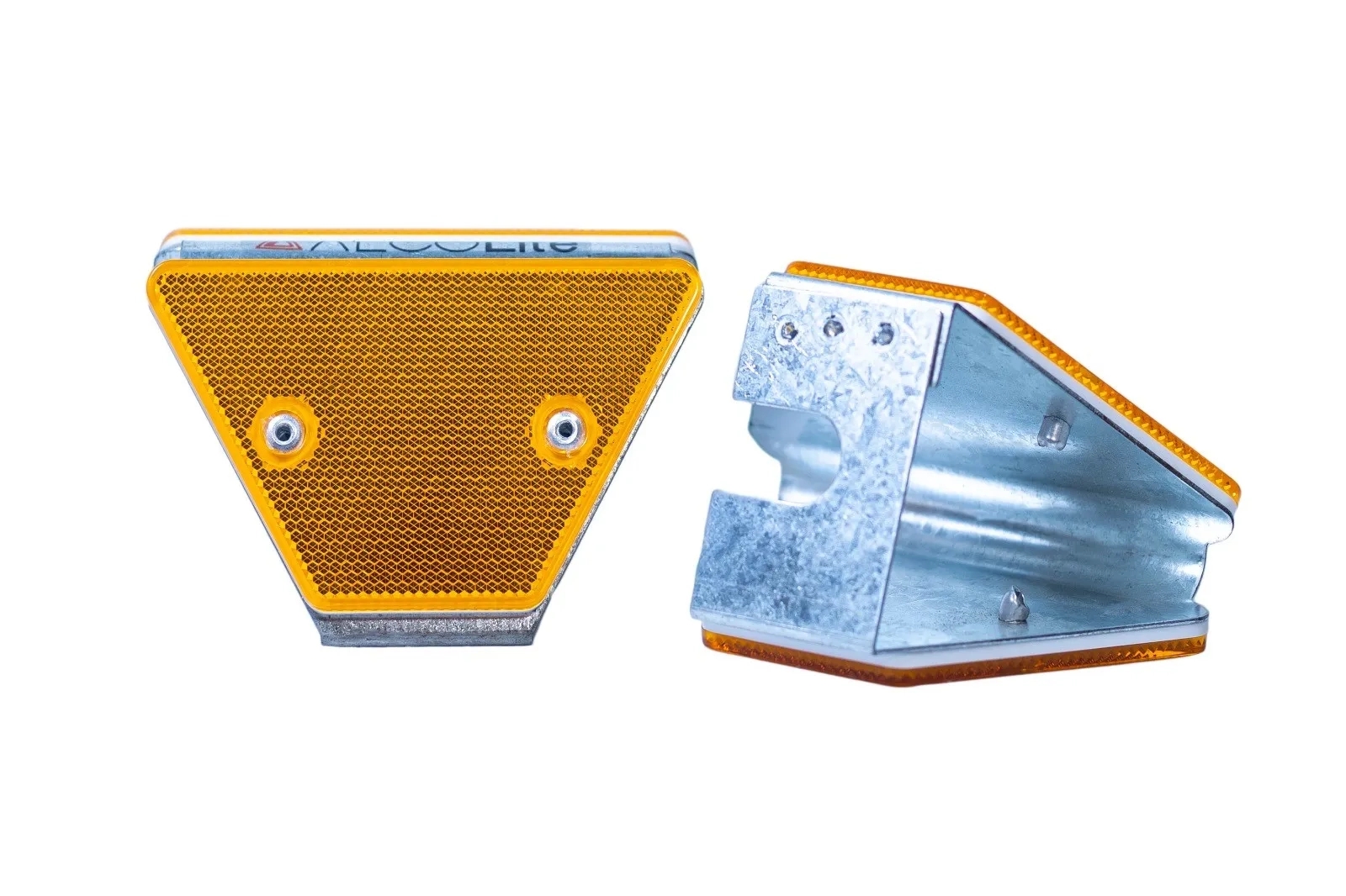 Alcolite Guardrail Reflector Trapezoid by Alcolite : Colours available: Yellow