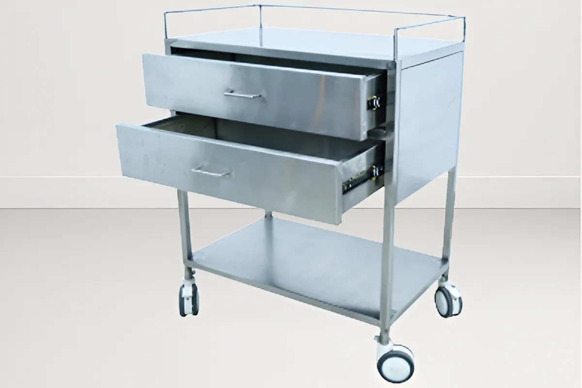 SI Surgical Hospital Medicine Trolley - SIS 2011 by SI Surgical for Hospital : Colours available: Chrome