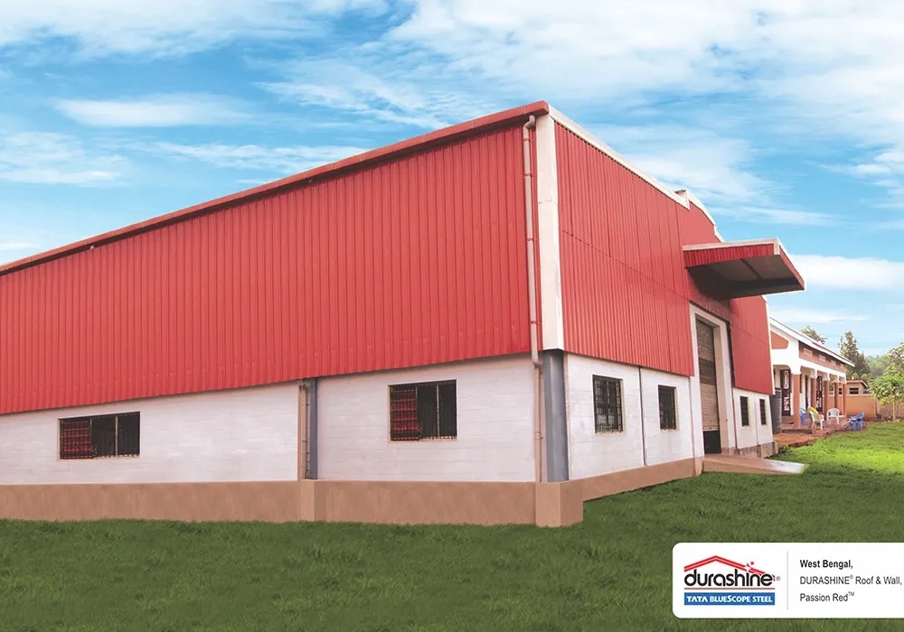 TATA BlueScope Durashine Metal Wall Cladding Sheet by Tata Steel Colors for Walls 1 1