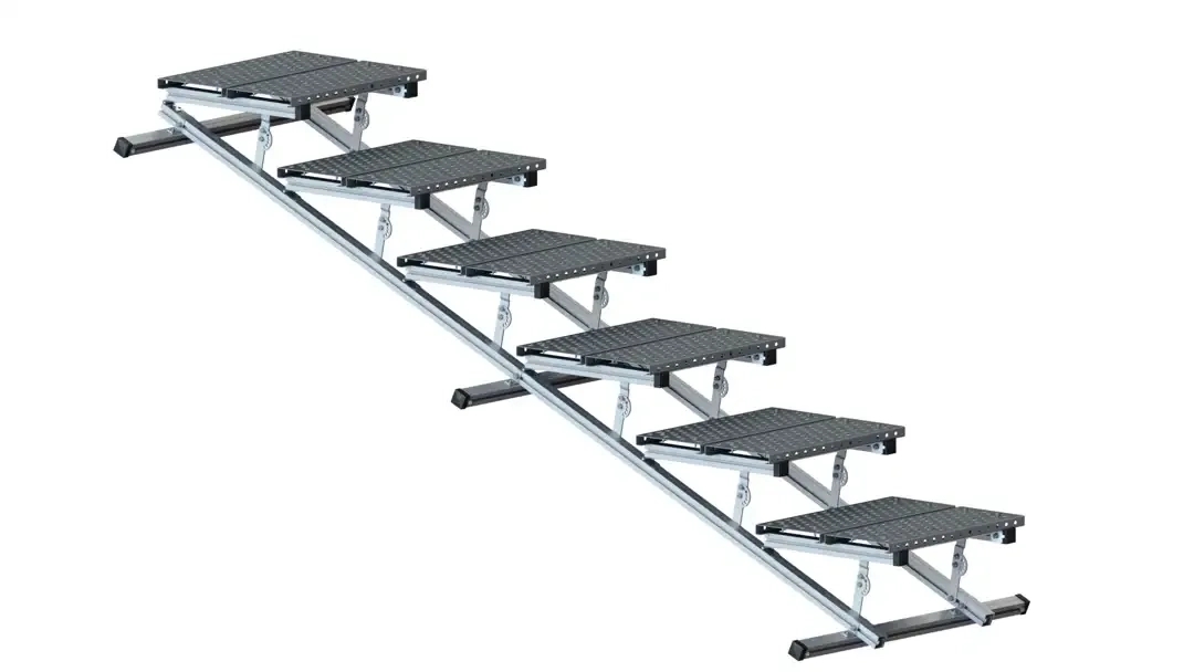 Kee Walk Rooftop Walkway by Kee Safety : Colours available: Silver