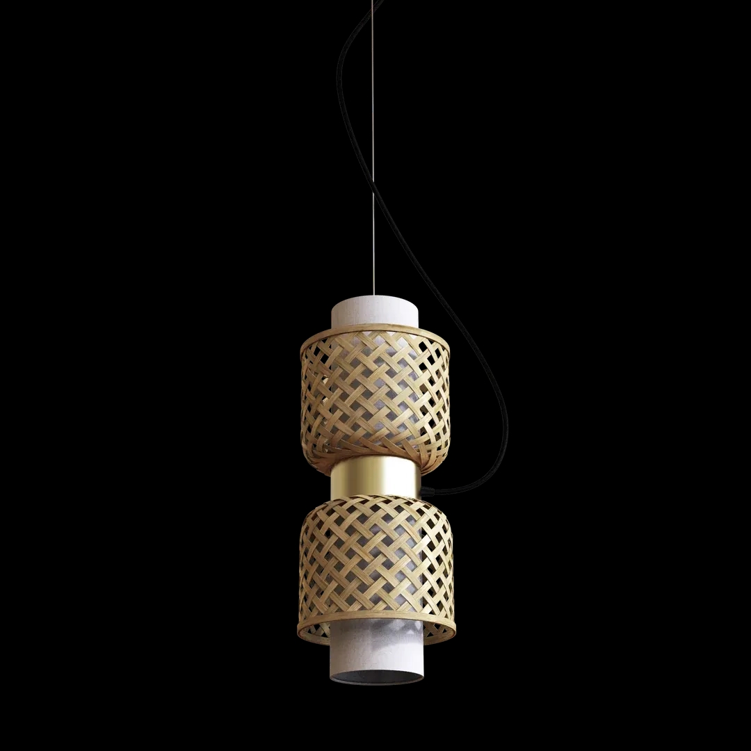 The Living Influence Metamorphosis Bamboo Pendant Lamp 2
