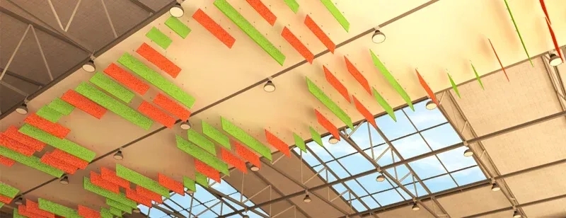 Anutone Ekcel Strand Duo Shapes - Baffle Ceiling by Anutone