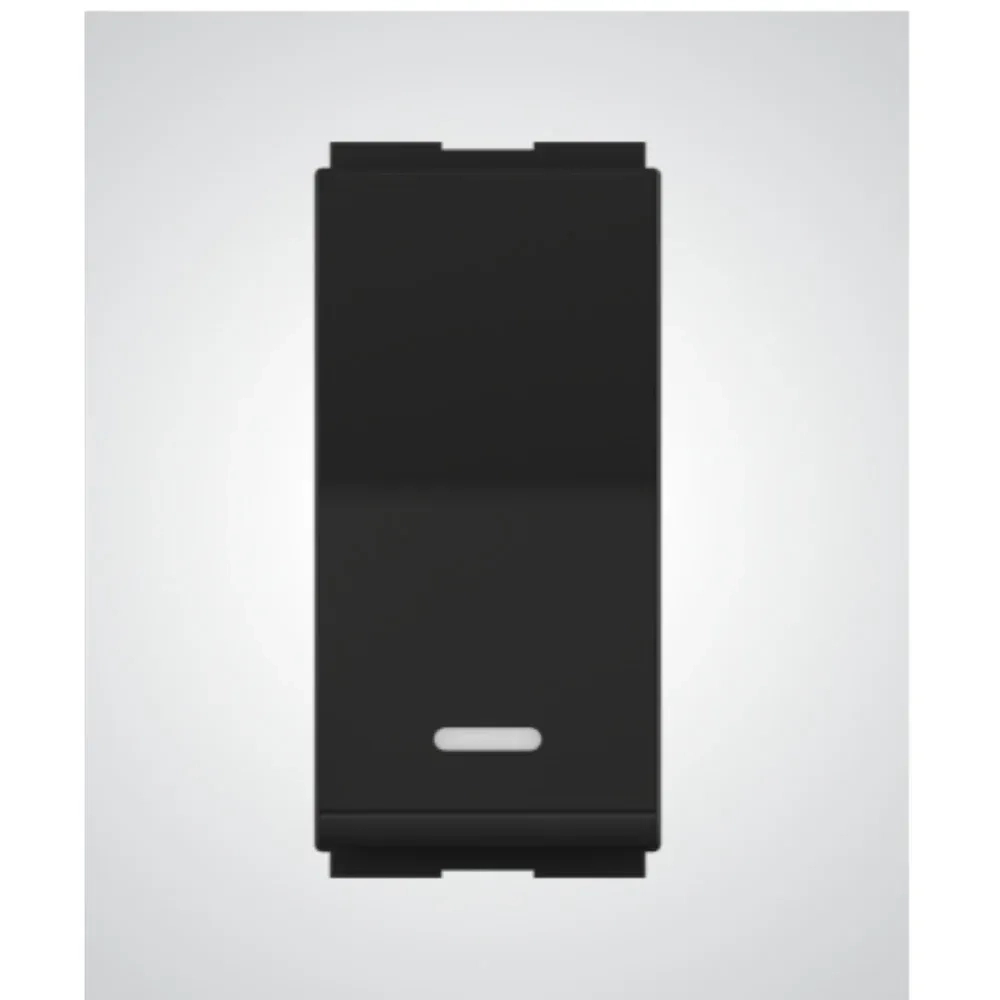 GM Modular Zurico 1 Way Switch with Indicator (LED) - AA 1 602 - Electric Grey by GM Modular : Colours available: DarkSlateGray