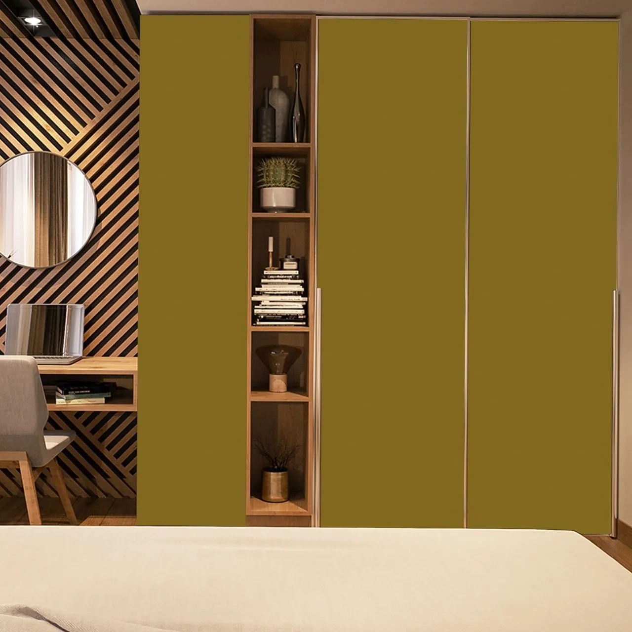 Solids 3583 French Green SUD Laminate by Mikasa Laminates for Multipurpose : Colours available: Olive 4 4
