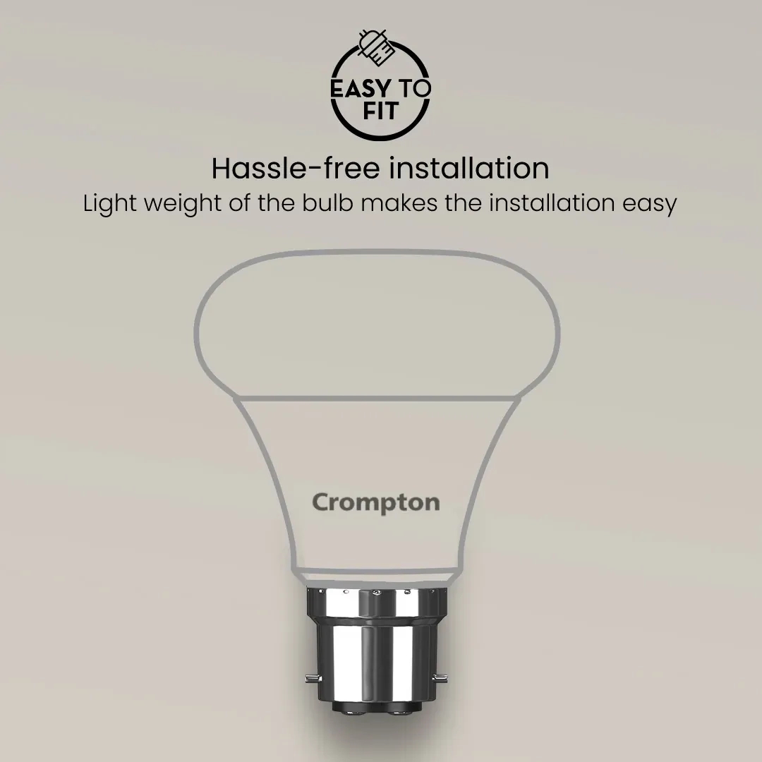 Crompton 7W B22 Colormatic LED Lamp by Crompton : Colours available: White 7 3
